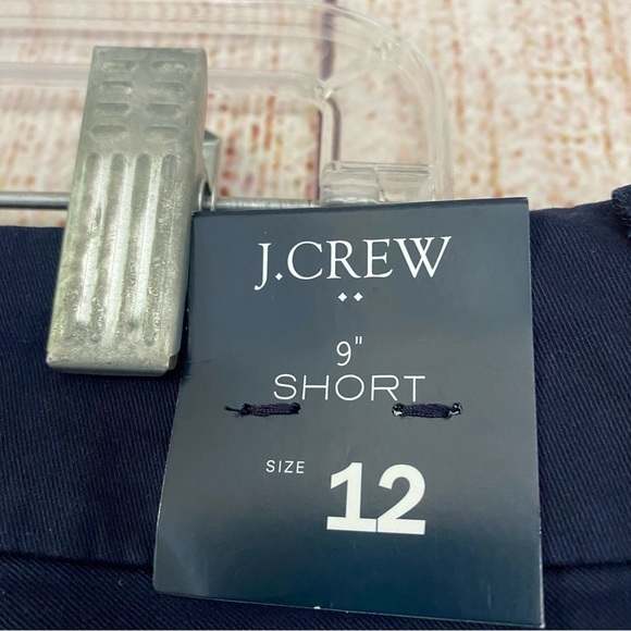 J.crew Womens Navy blue 9” Chino Shorts size 12 - Picture 4 of 10